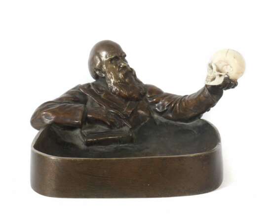 Bildhauer 19./20. Jahrhundert ''Charles Darwin-Schale'' - Foto 1