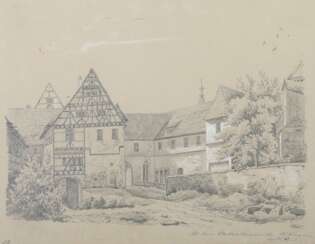Maler des 19. Jahrhundert ''Kloster Bebenhausen bei Tübingen''