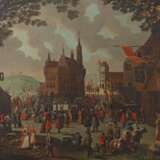 Niederrheinischer Meister des 16./17. Jahrhundert ''Buntes Jahrmarkttreiben'' - photo 1