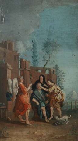 Kirchenmaler um 1770 ''Heilung von Tobit durch Tobias'' - Foto 1