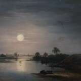 Landschaftsmaler des 19. Jahrhundert ''Im Mondschein'' - Foto 1