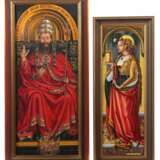 Maler/Kopist des 20./21. Jahrhundert Paar religiöse Darstellungen: ''Gotvatter'' - Foto 1
