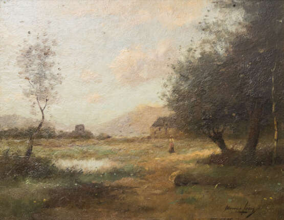 LEVIS, MAURICE (1860-1940, Maler in Paris), "Landschaft", - Foto 1