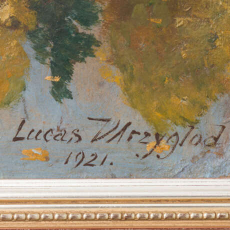 MRZYGLOD, VINCENT LUCAS (Groß-Patschin 1884-1952 Nysa), "Idyllische Landschaft", - photo 3
