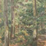 LEHMANN, ALFRED (1899-1979): Blick in einen dichten Wald, 20. Jahrhundert, - photo 1