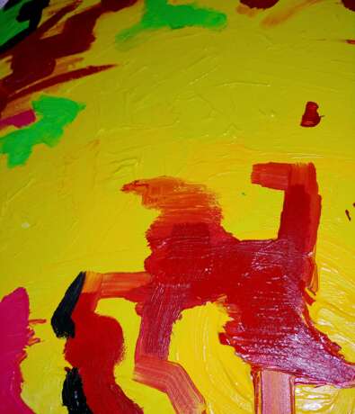 Dragon Canvas Acrylic paint Abstract art Genre art 2020 - photo 2