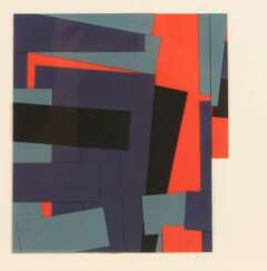 KUHNERT, HORST (geboren 1939), "Papierschnitt-Collage",