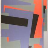 KUHNERT, HORST (geboren 1939), "Tafelbild rot, blau, schwarz", - фото 1