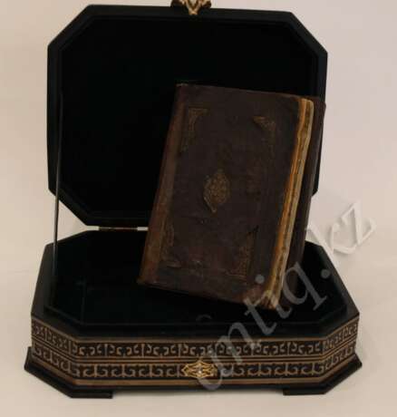 “Quran Manuscript thuluth leather. In XIX” - photo 2