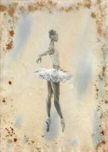 Балет, балет, балет... Рисунок, ручная работа, 2020г Автор - Мишарева Наталья