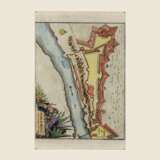 Карта Шарли - Маунт-крепости Арденны Франция. Из Атласа сил Европы. Copper Mixed media Antique period 1700 - photo 1