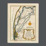Карта – Течение реки Сенегал от его устья до пустыни. Ален Малле Ален Манессон-Малле (1630 - 1706) Медь Смешанная техника Античный период 1685 г. - фото 1