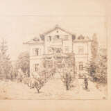 THOMA, HANS (Bernau 1839-1924 Karlsruhe), "Villa im Park", - Foto 1