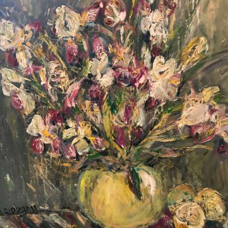 “Irises” Canvas Oil paint 2005 - photo 1