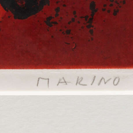 MARINI, MARINO (Pistoia 1901-1980 ViareGelbgoldio, italienischer Bildhauer, Zeichner und Grafiker), "Cavaliere I", - Foto 3