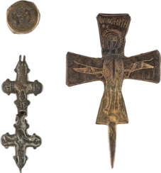 SIEGEL, ENKOLPION UND KREUZ MIT DEM HEILIGEN GEORGIOS