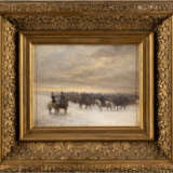 PJOTR NIKOLAEWITSCH GRUSINSKIJ 1837 Kursk - 1892 St. Petersburg (zugeschrieben) Reiter in verschneiter Landschaft - Foto 2