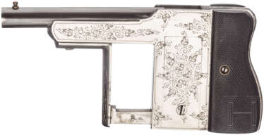 Handdruckpistole Rouchouse-Merveilleux, um 1890