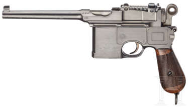 Mauser C96 "Large Ring Hammer", mit Anschlagkasten