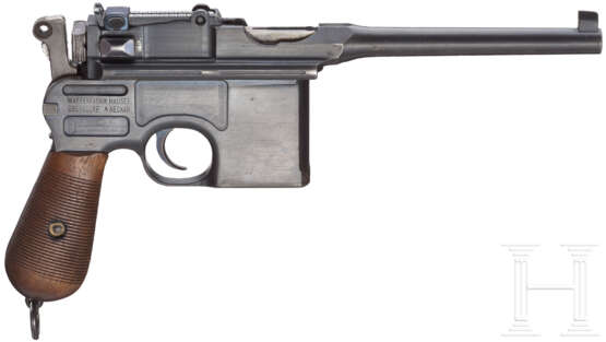 Mauser C96 "Wartime Commercial", mit Anschlagkasten - Foto 2