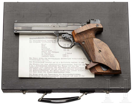 Ziegenhahn, Standardpistole Modell IV, im Koffer - photo 1