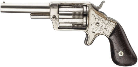 Slocum Front-Loading Pocket Revolver, graviert, vernickelt - photo 1