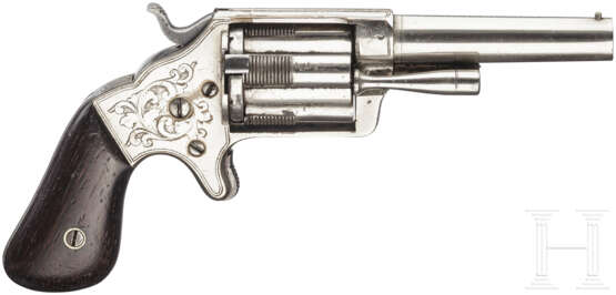 Slocum Front-Loading Pocket Revolver, graviert, vernickelt - photo 2