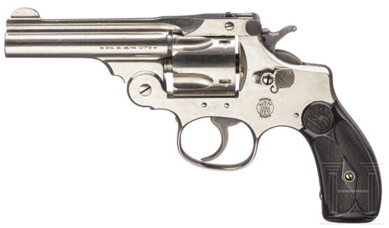 Smith & Wesson .38 Double Action Perfected Model, vernickelt - photo 1