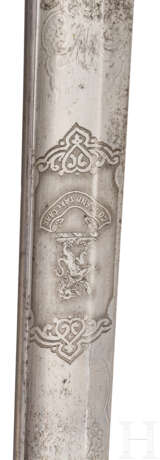 Goldtauschierter Revolver System Adams im Kasten, dazu ein Säbel Pattern 1822 für Offiziere der Schweren Kavallerie, England 1867 - фото 3
