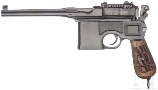 Mauser C 96/16, mit Tasche und Leibriemen - фото 1