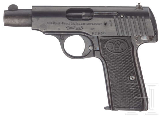 Walther Modell 4, Militärkontrakt, Lizenzfertigung, mit Tasche - Foto 1
