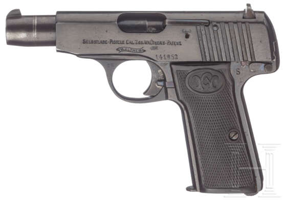 Walther Modell 4, Militärkontrakt, Lizenzfertigung, mit Tasche - photo 1
