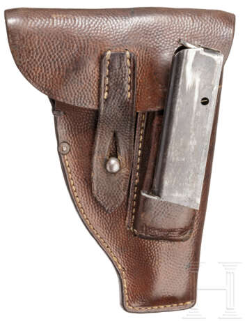 Walther Modell 4, Militärkontrakt, Lizenzfertigung, mit Tasche - photo 3