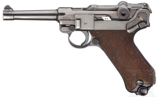 Pistole 08, Mauser 1939, Code "S/42", mit Koffertasche - photo 1