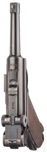 Pistole 08, Mauser 1939, Code "S/42", mit Koffertasche - Foto 3
