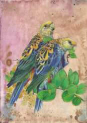 Oh, WAN, look at the parrots! Drawing, handwork, 2020 the Author - Natalia Pisareva