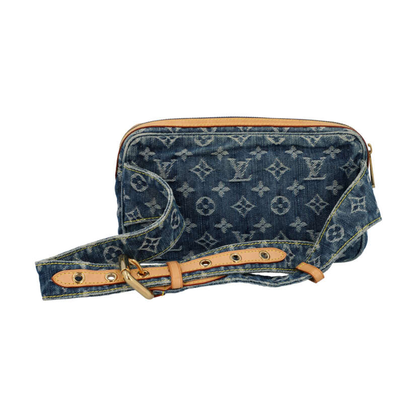 Louis Vuitton Denim Bum Bag - Blue Mini Bags, Handbags - LOU11893