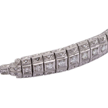 Art Déco Armband mit Altschliffdiamanten und Diamantrosen - фото 4