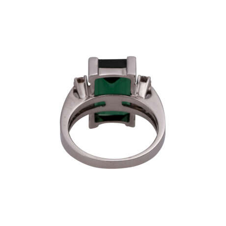 Ring mit grünem Turmalin ca. 4,8 ct - Foto 4