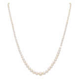 Perlenkette aus Akoyaperlen, - фото 1