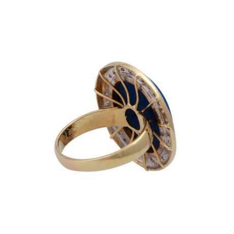 Ring mit ovalem Lapislazulicabochon - фото 3
