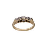 Ring mit Altschliffdiamanten zusammen ca. 0,6 ct, - photo 4