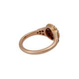 Ring ausgefasst mit kl. Rubinen und Altschliffdiamanten - photo 3
