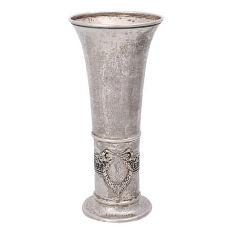 VEREINIGTE SILBERWARENFABRIKEN Vase, 800 Silber, um 1900. - photo 1