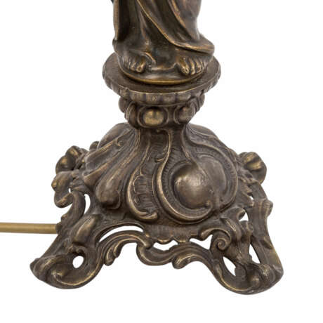 Tischlampe im Tiffany-Stil, 20. Jahrhundert. - Foto 4