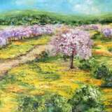 Цветущие сады Canvas Oil paint Impressionism Landscape painting 2018 - photo 2