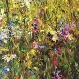 “Summer grass” Canvas Oil paint Impressionist Landscape painting 2019 - photo 3