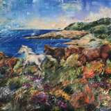 “Seeking” Canvas Oil paint Impressionist Animalistic 2018 - photo 1