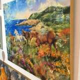“Seeking” Canvas Oil paint Impressionist Animalistic 2018 - photo 2