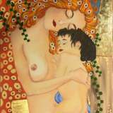 “A Declaration of love” Canvas Oil paint Impressionist Genre Nude 2020 - photo 1